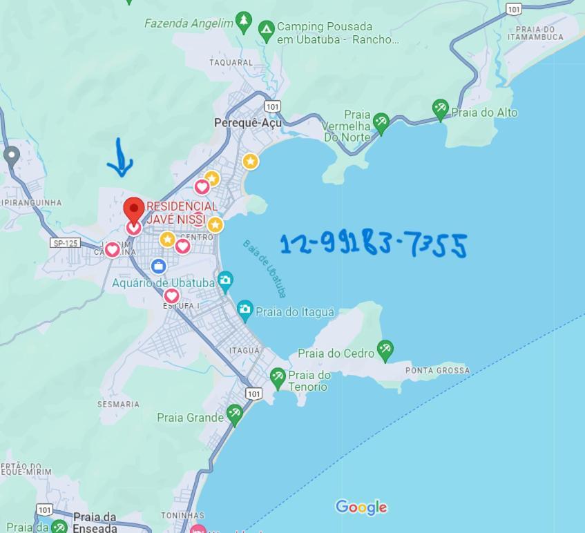 Apartamento Centro Apartman Ubatuba Kültér fotó